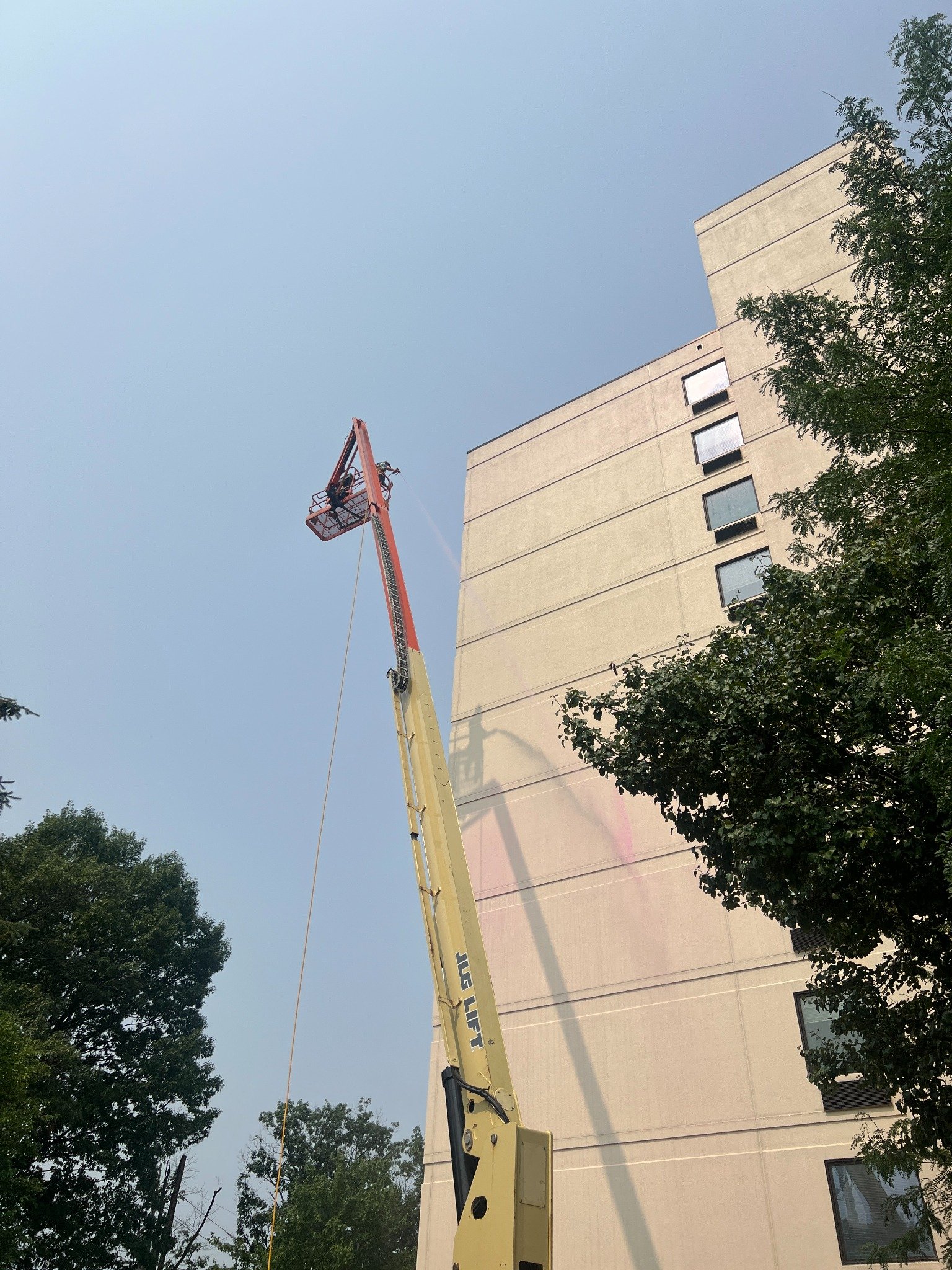 Aqua Boy high reach commercial building washing in Cherry Hill New Jersey