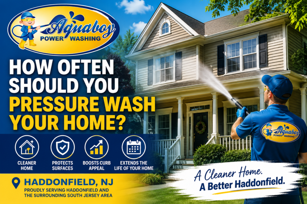 How Often Should You Pressure Wash Your Home in Haddonfield, NJ?
