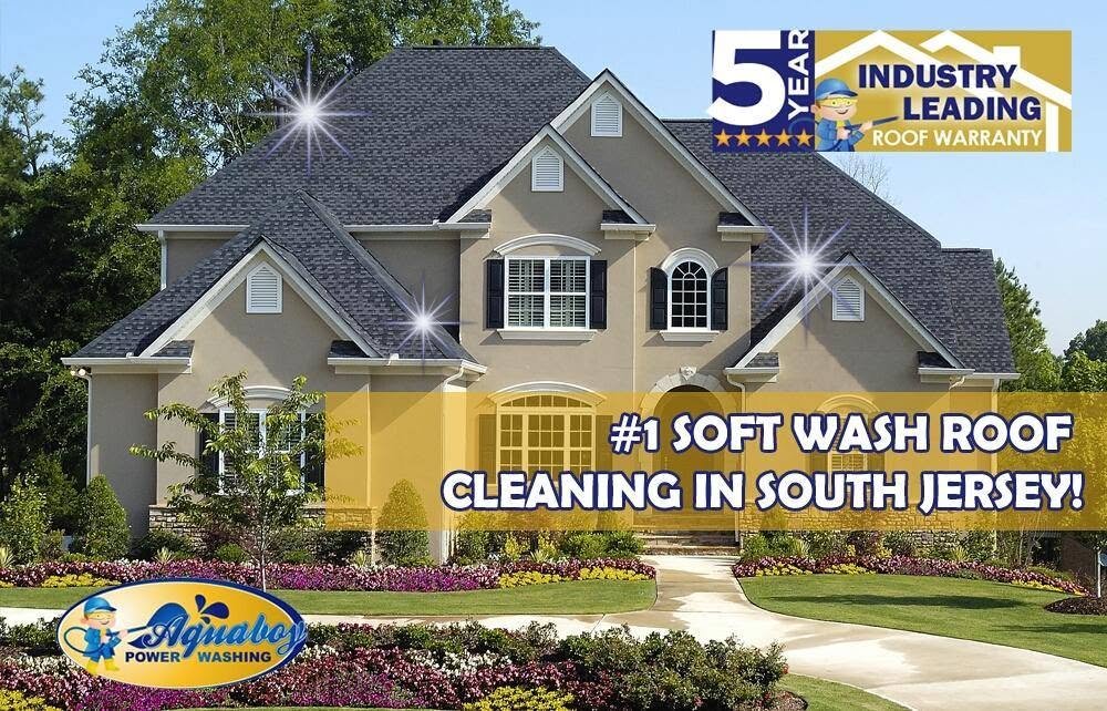 Roof cleaning South Jersey by Aqua Boy Power Washing