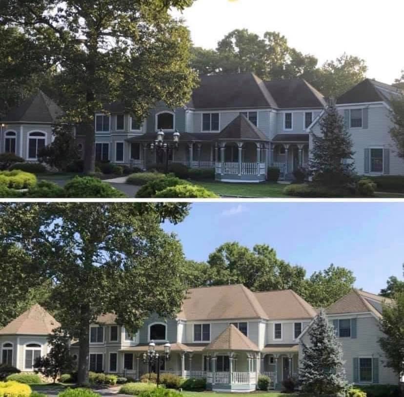 soft wash roof cleaning