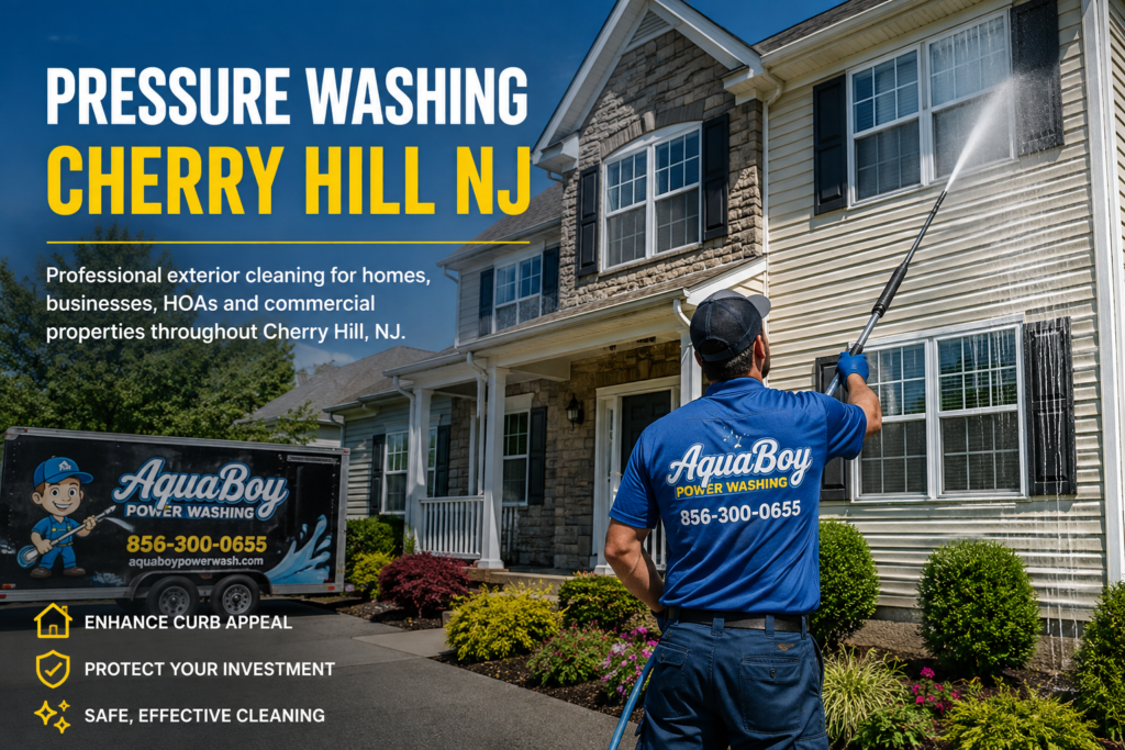 Aqua Boy Power Washing providing professional pressure washing in Cherry Hill NJ